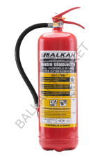 6 Kg Köpüklü Yangın Söndürme Cihazı - Ruhsata Uygun, Yeni Tarihli