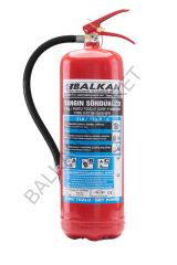 6 kg Kuru Kimyevi Tozlu Yangın Söndürme Cihazı - Ruhsata Uygun, Yeni Tarihli , Levha ve Askı Aparatı Hediye