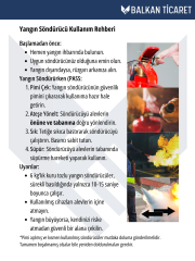 1 Kg Tozlu Yangın Söndürme Cihazı – Ruhsata Uygun, Yeni Tarihli
