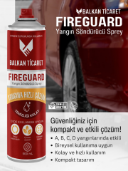 FireGuard Yangın Söndürme Spreyi