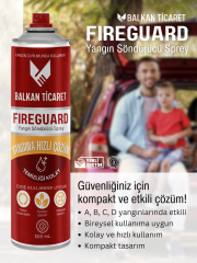 FireGuard Yangın Söndürme Spreyi