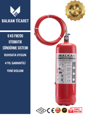 6 Kg Otomatik Pano Söndürme Sistemi Hfc