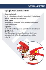 2 Adet Köpüklü Yangın Tüpü 4 Yıllık Ruhsata Uygun (Levha, Talimat)