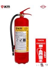 6 kg Ruhsata Uygun Köpüklü Yangın Söndürme Tüpü Ve Askı Aparatı