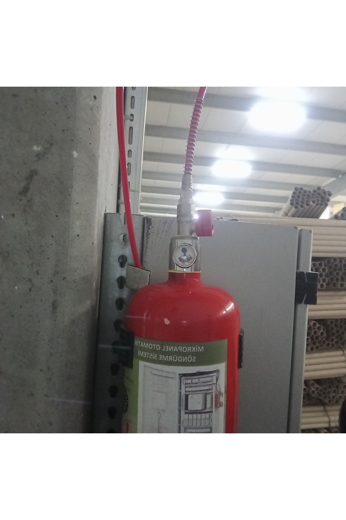 2 Kg Pano Içi Yangın Söndürme Sistemi