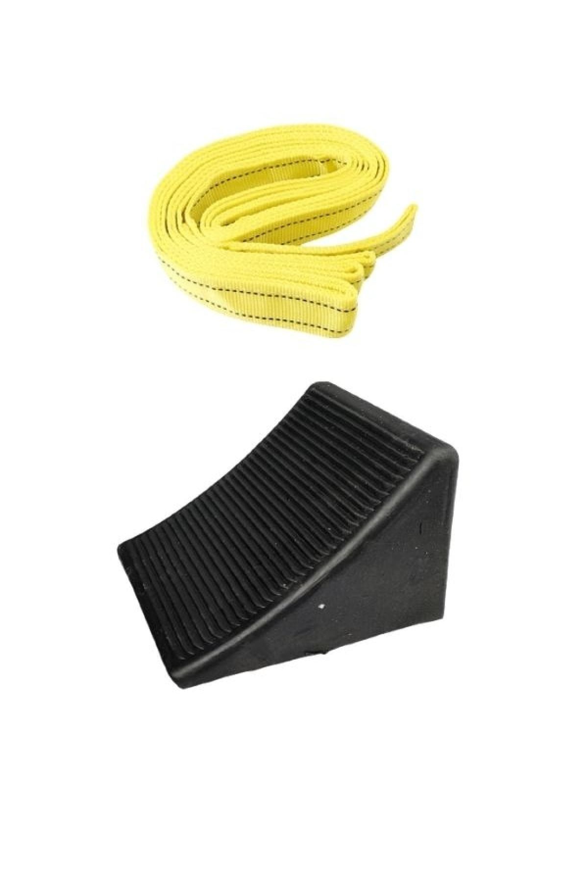 Plastik Teker Takozu Ve Çeki Halatı