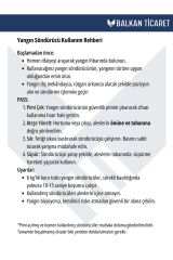 6kg Ruhsata Uygun Yangın Söndürme Tüpü Yangın Söndürme Tüpü Askılığı- Yeni Tip