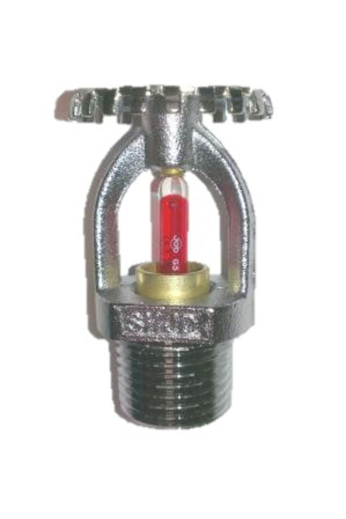 Non Ul Dik Up Tip Yangın Sprink Krom 68 C Kırmız 1/2 Sr Onaysız