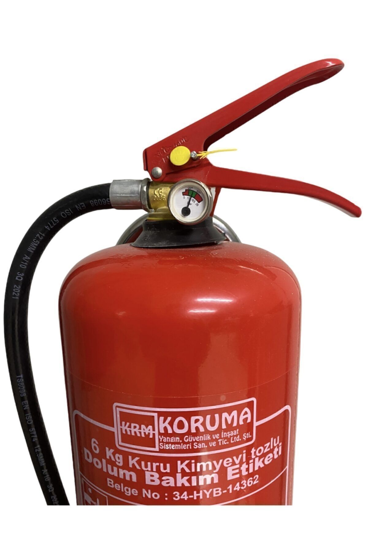 6 Kg Kuru Kimyevi Tozlu Cihaz Ruhsata Uygundur