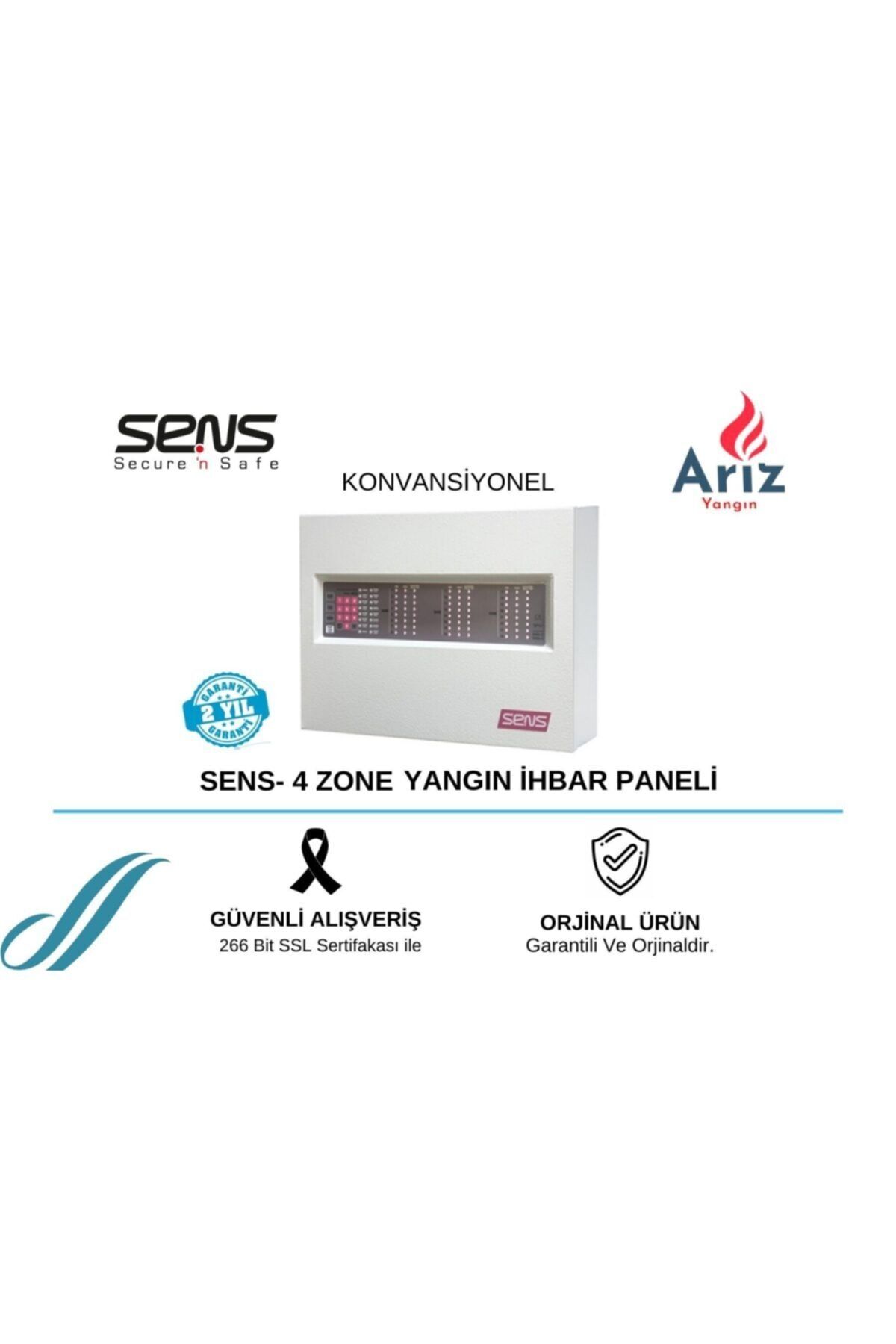 4 Zone Yangın Alarm Kontrol Paneli (mc-9)