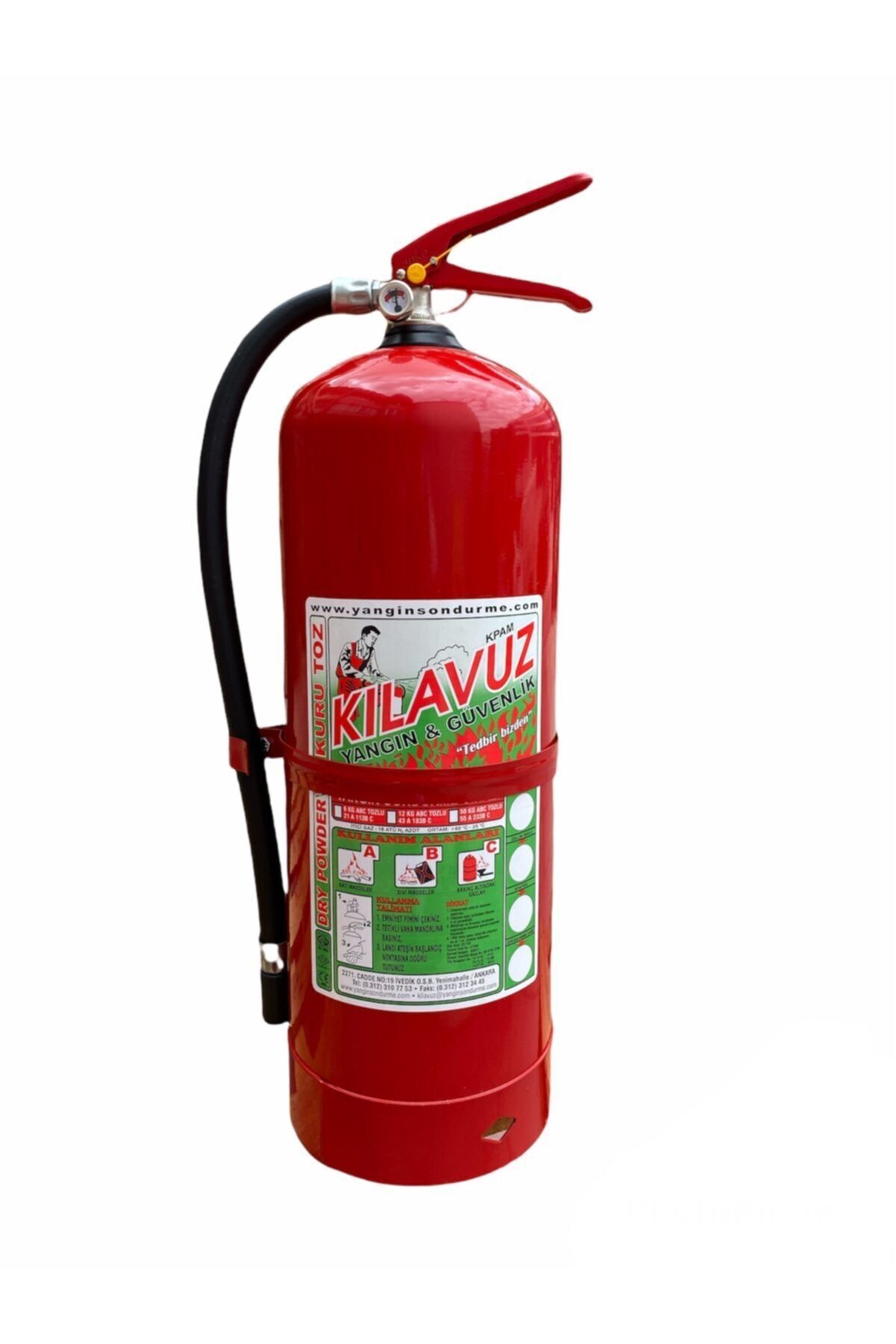 12 Kg Köpüklü Yangın Söndürme Cihazı (2 Yıl Garantili)