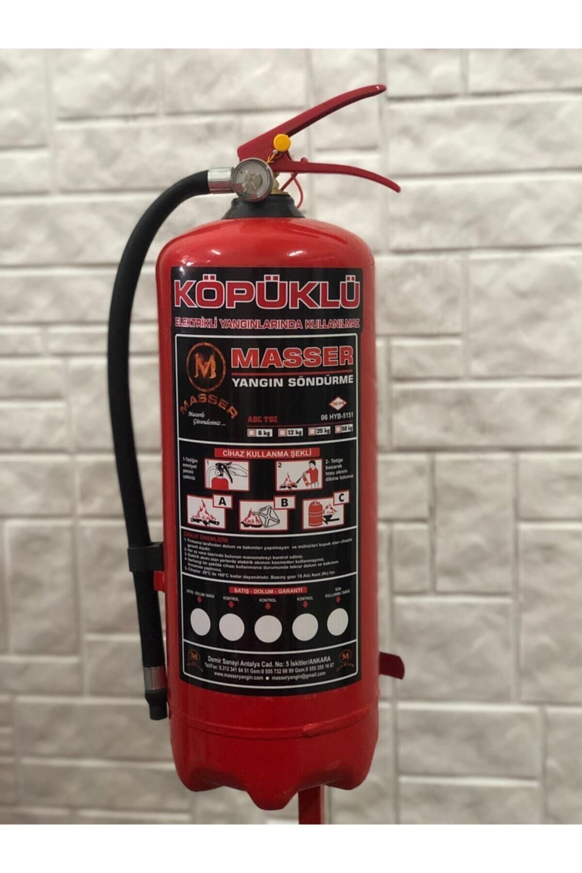 6 Kg Köpüklü Yangın Söndürme Cihazı 4 Yıl Garanti