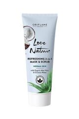 Love Nature 2'si 1 Arada Canlandırıcı Maske Ve Arındırıcı
