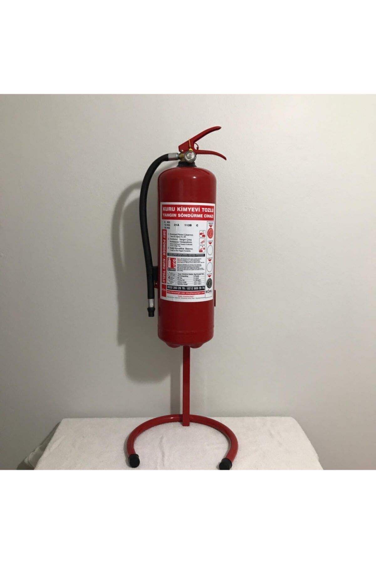 Koru 6 Kg Abc Kuru Tozlu Yangın Söndürme Tüpü (ASKI APARAT DAHİL DEĞİLDİR)