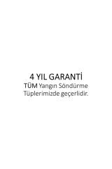 6 Kg Kuru Kimyevi Tozlu Yangın Söndürme Tüpü