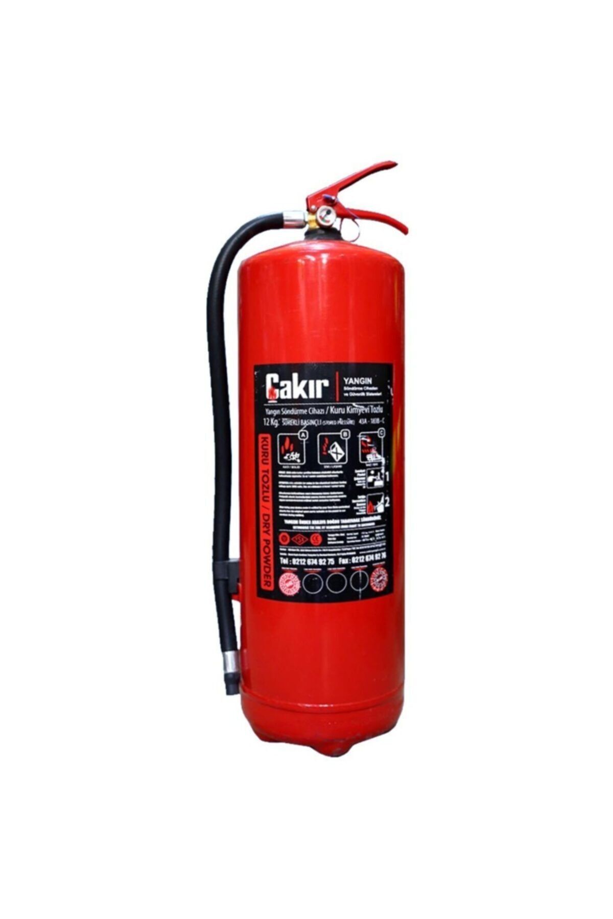 Yangın Söndürme Tüpü 12 kg Kkt Abc