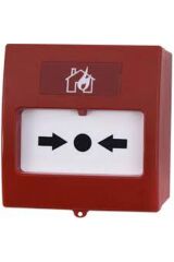 TEKRAR KURULABİLİR YANGIN ALARM BUTONU Tüm yangın ve hırsız alarm sistemleri ile uyumludur.Ledli