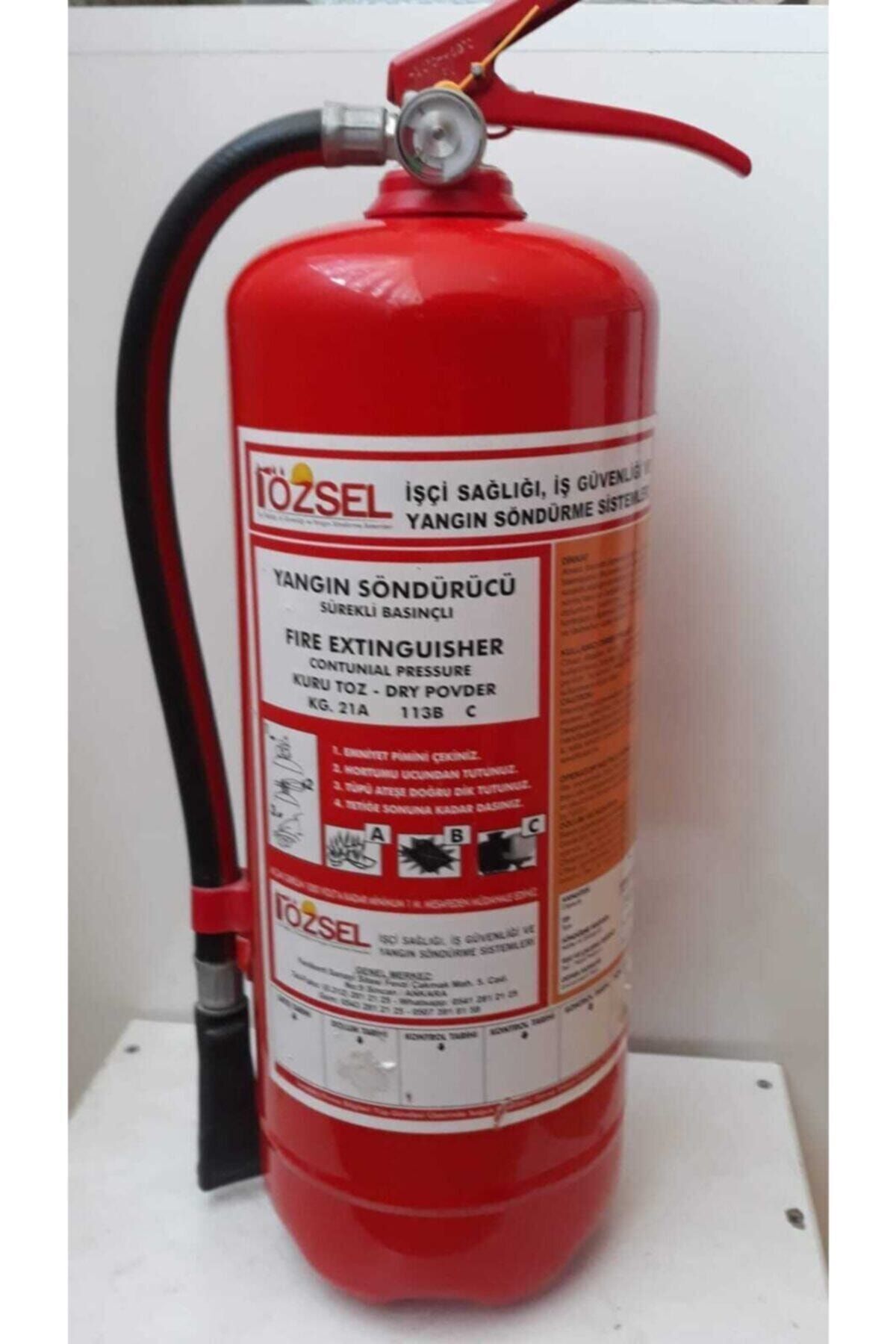 Kuru Kimyevi Tozlu Yangın Söndürme Cihazı