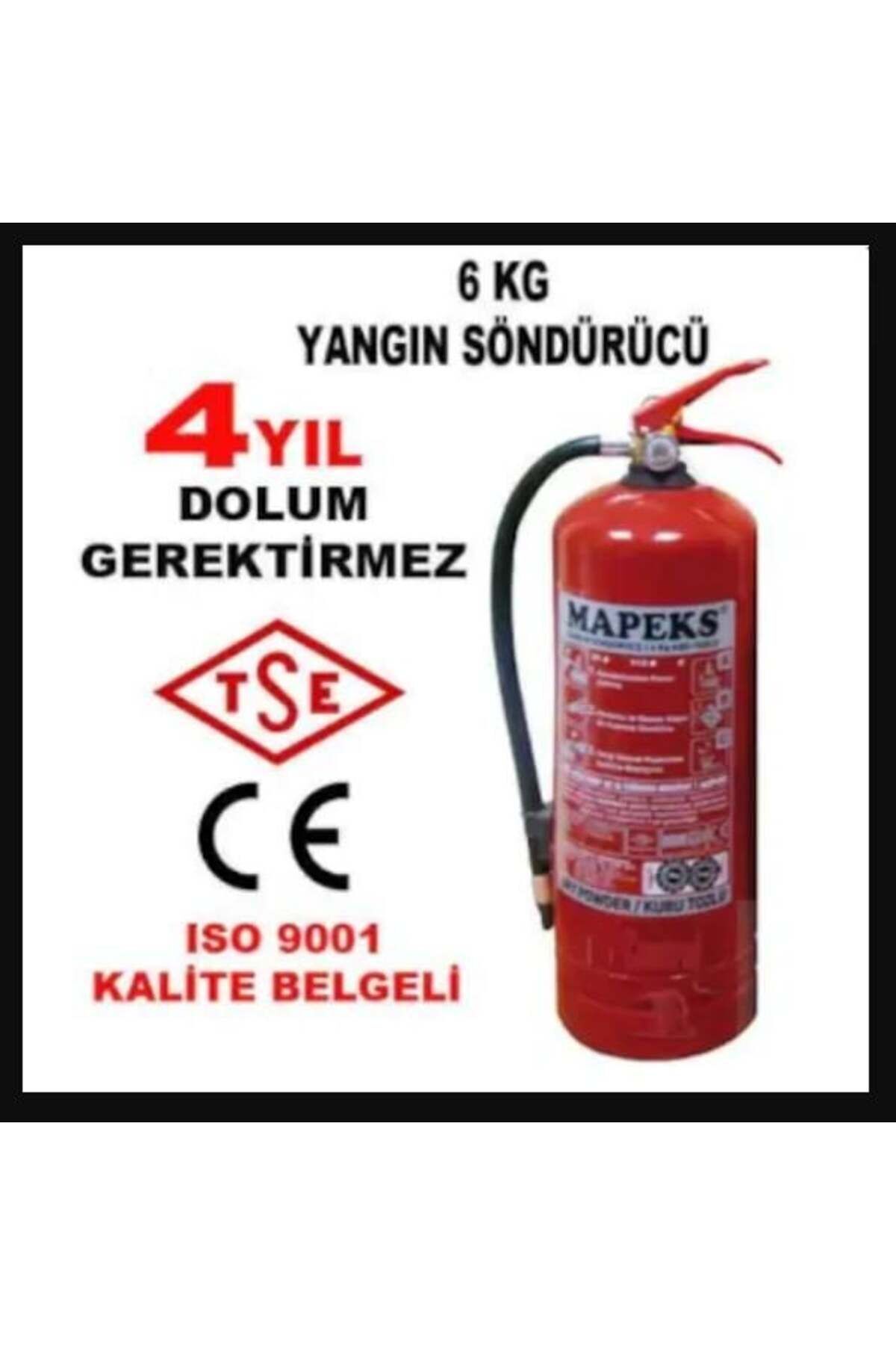 6kg Yangın Söndürücü Tüp Tüv Onaylı