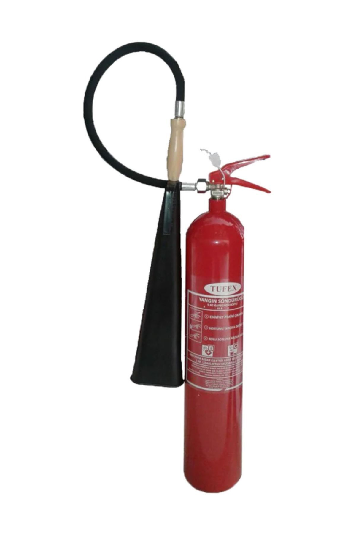 Karbondioksit Gazlı Yangın Söndürme Tüpü 5 kg Co2