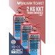 2 Kg Yangın Söndürme Tüpü - 3 Adet Set | Tüvtürk Uyumlu