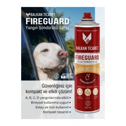 FireGuard Yangın Söndürücü Sprey - Araç İçin Taşınabilir