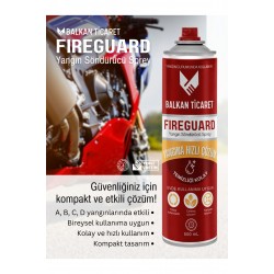 FireGuard Yangın Söndürücü Sprey - Motosiklet İçin