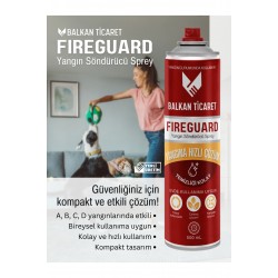 FireGuard Yangın Söndürücü Sprey - Mutfak ve Elektrik Yangınları