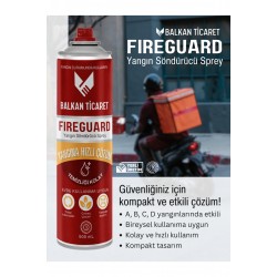 FireGuard Yangın Söndürücü Sprey - Motosikletler İçin Taşınabilir