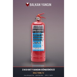 2 Kg Tozlu Yangın Tüpü - KKT ABC | TSE Belgeli, Ruhsata Uygun