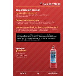 2 Kg Tozlu Yangın Söndürme Cihazı - KKT ABC | TSE Belgeli