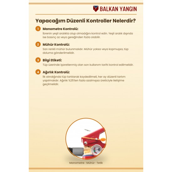 6 Kg Köpüklü Yangın Söndürücü - Talimatlı | TSE Belgeli