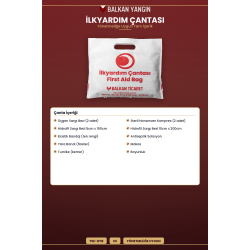 Trafik Seti Reflektörlü 1 Kg Yangın Söndürücü 7 Parça Çeki Halatı Boyunluk İlkyardım TÜVTÜRK Uyumlu
