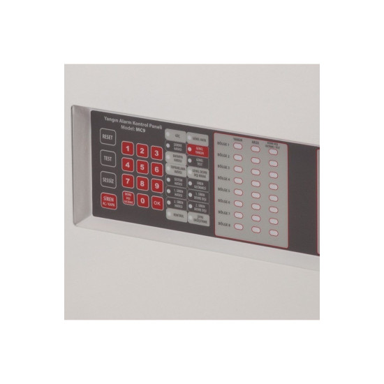 8 Zone Yangın Alarm Kontrol Paneli (mc5-9 )
