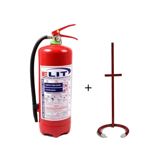6kg Ruhsata Uygun Yangın Söndürme Tüpü Yangın Söndürme Tüpü Askılığı- Yeni Tip
