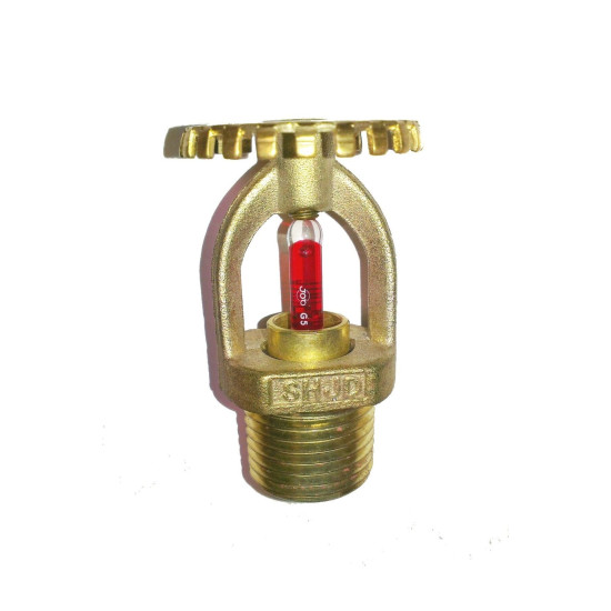Ul Dik Up Tip Yangın Sprinkler Pirinç 68 C Kırmızı 1/2 Sr