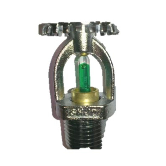 Ul Dik Up Tip Yangın Sprinkler Krom 93 C Yeşil 1/2 Sr