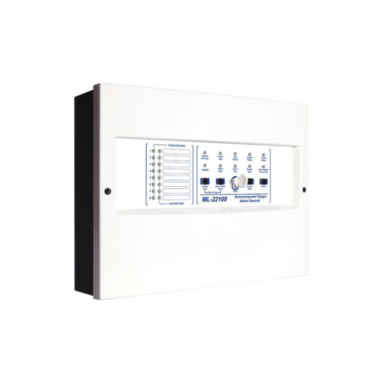 Mavili Mavigard ML-22108 8 Bölge Yangın Alarm Santrali Konvansiyonel 8 Bölge Yangın Alarm Santrali