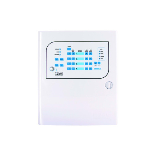 Sec K4a Konvansiyonel 4 Bölgeli Yangın Ihbar Paneli