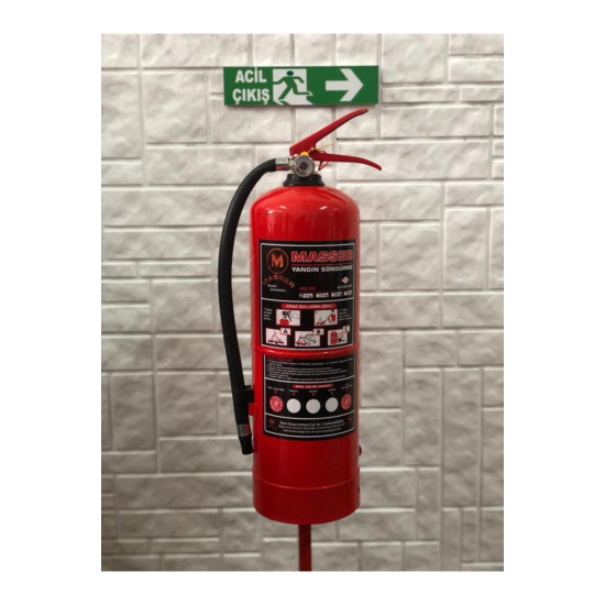 Kuru Kimyevi Tozlu Yangın Söndürme Tüpü 6 kg