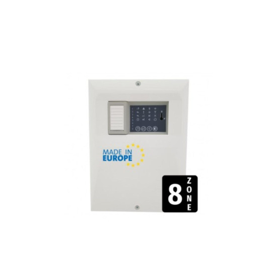 Yangın Alarm Paneli 8 Bölgeli