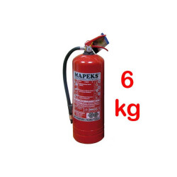 Yangın Söndürme Tüpü Söndürücü Abc Tozlu Askı Aparatlı 6 Kg