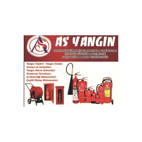 6 Kg Kuru Kimyevi Tozlu Yangın Söndürme Tüpü